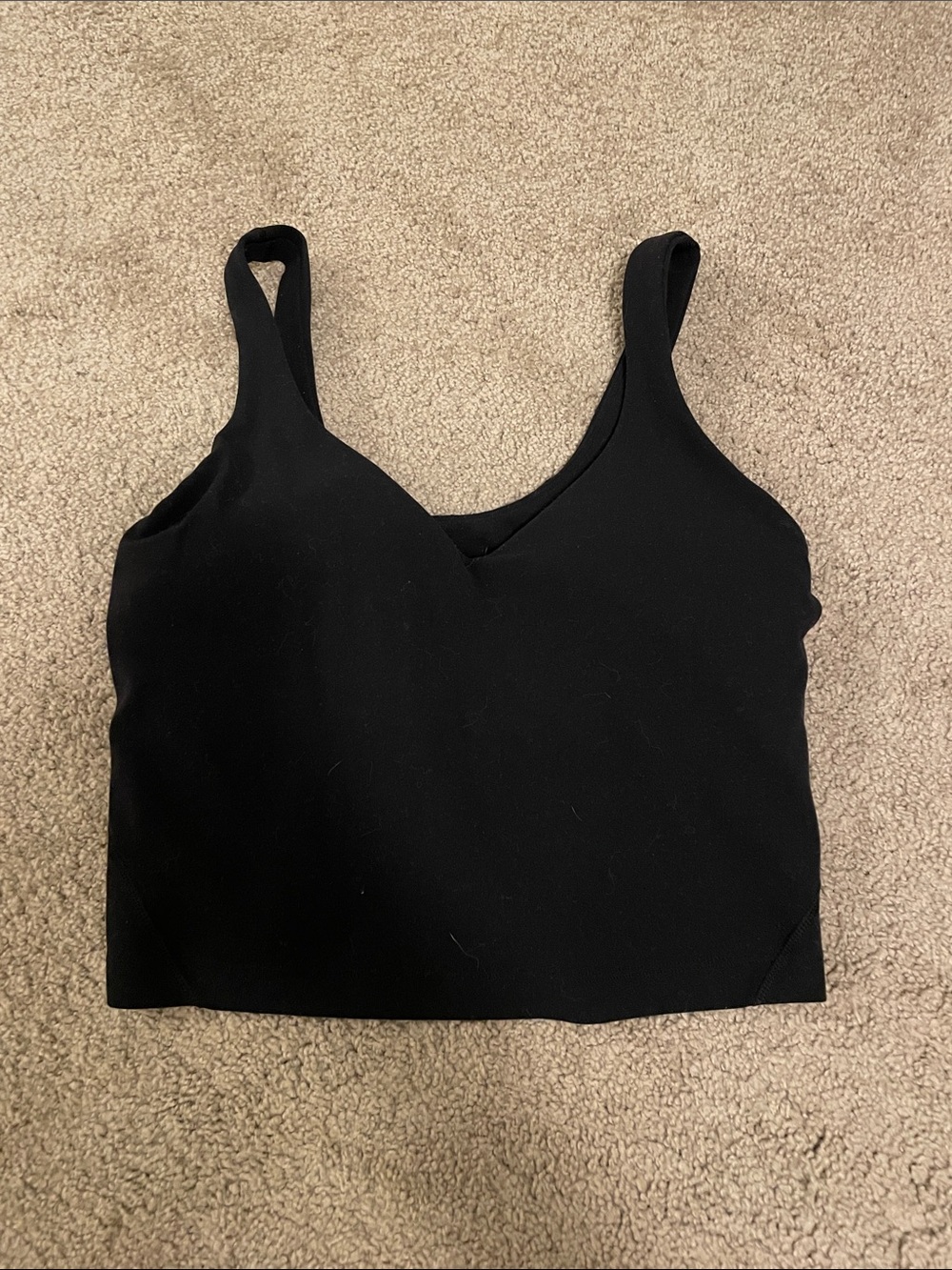 Lululemon Black Align Crop Tank Top